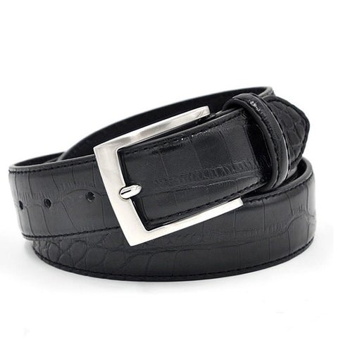 Mens  Fashion Waist Belts Faux Pattern With Split Leather Luxury Male Designer Belt Accessories Factory Price