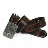 Auspicious Pattern Embossing Of Men's And Women's Belts