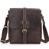 Men's Leather Top Leather Messenger Bag